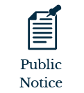 Public Notice Icon Blue